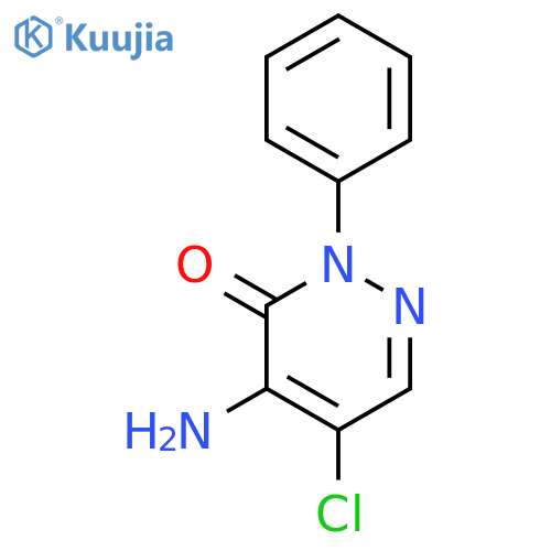 4-Amino-5-chloro-2-phenylpyridazin-3-one structure