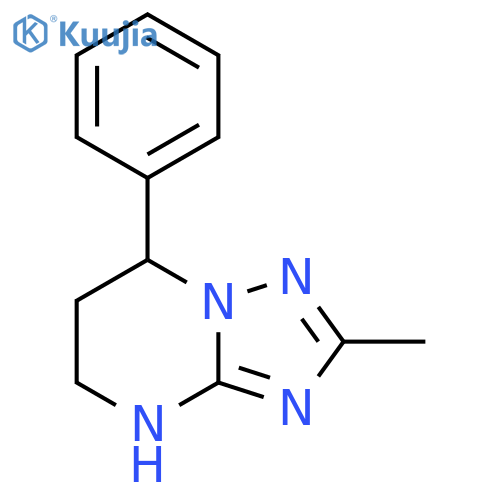 2-methyl-7-phenyl-4H,5H,6H,7H-1,2,4triazolo1,5-apyrimidine structure