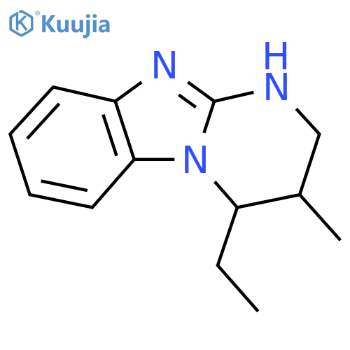 13-ethyl-12-methyl-1,8,10-triazatricyclo7.4.0.0,2,7trideca-2,4,6,8-tetraene structure