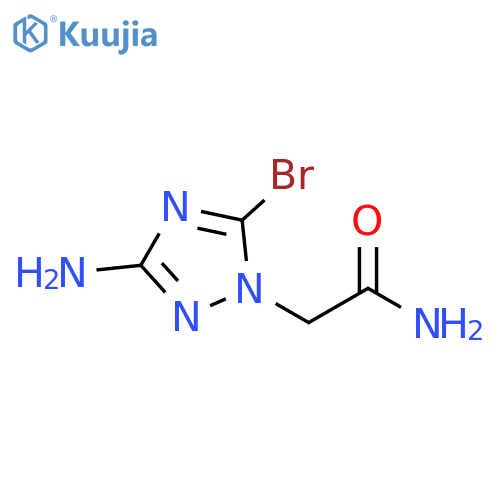 1H-1,2,4-Triazole-1-acetamide, 3-amino-5-bromo- structure