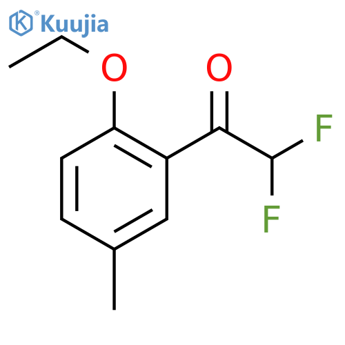 1-(2-Ethoxy-5-methylphenyl)-2,2-difluoroethanone structure