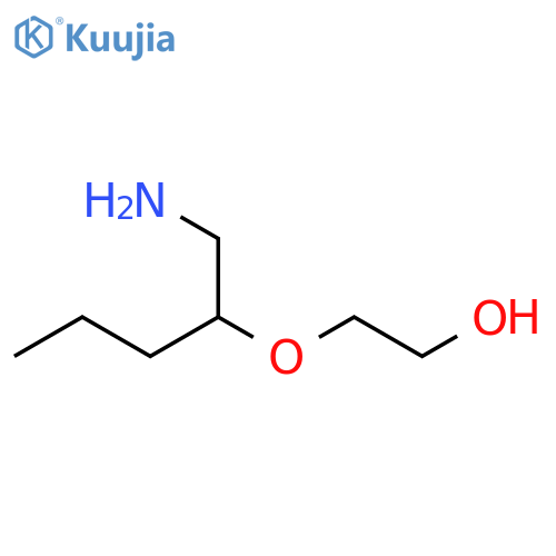 2-(1-aminopentan-2-yl)oxyethan-1-ol structure