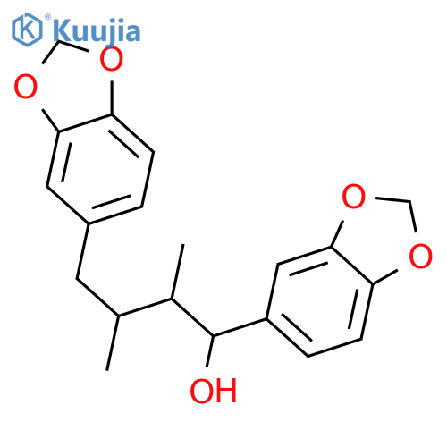 1,3-Benzodioxole-5-butanol, α-1,3-benzodioxol-5-yl-β,γ-dimethyl-, (αR,βR,γS)-rel- (9CI) structure