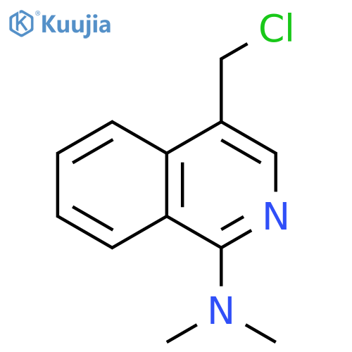 4-(chloromethyl)-N,N-dimethylisoquinolin-1-amine structure