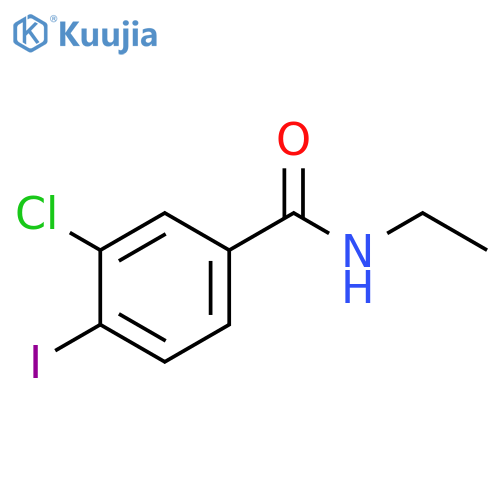 3-Chloro-N-ethyl-4-iodobenzamide structure