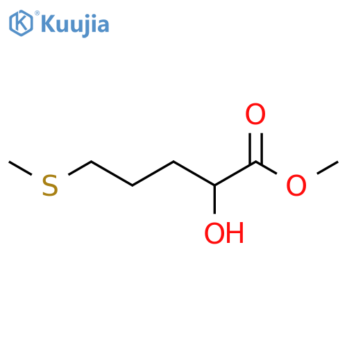methyl 2-hydroxy-5-(methylsulfanyl)pentanoate structure