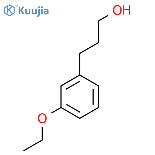 3-(3-ethoxyphenyl)propan-1-ol structure