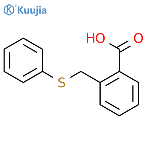 2-(Phenylsulfanyl)methylbenzenecarboxylic Acid structure