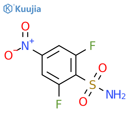 Benzenesulfonamide, 2,6-difluoro-4-nitro- structure