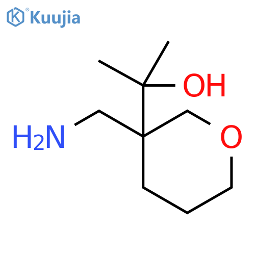 2H-Pyran-3-methanol, 3-(aminomethyl)tetrahydro-α,α-dimethyl- structure