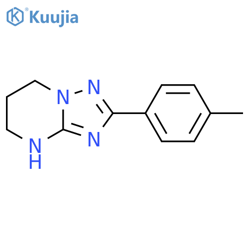 2-(4-methylphenyl)-4H,5H,6H,7H-1,2,4triazolo1,5-apyrimidine structure