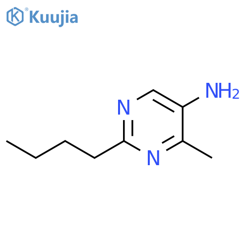 2-butyl-4-methylpyrimidin-5-amine structure