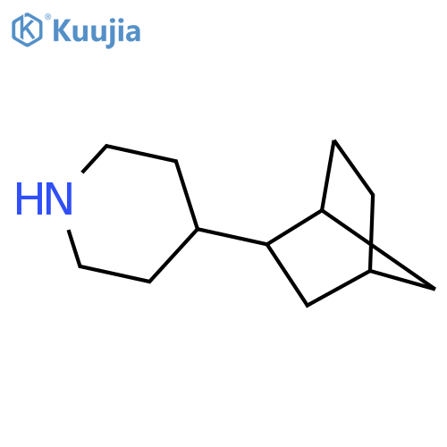 4-{bicyclo2.2.1heptan-2-yl}piperidine structure
