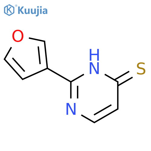 2-(Furan-3-yl)-3,4-dihydropyrimidine-4-thione structure
