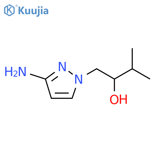 1-(3-amino-1H-pyrazol-1-yl)-3-methylbutan-2-ol structure