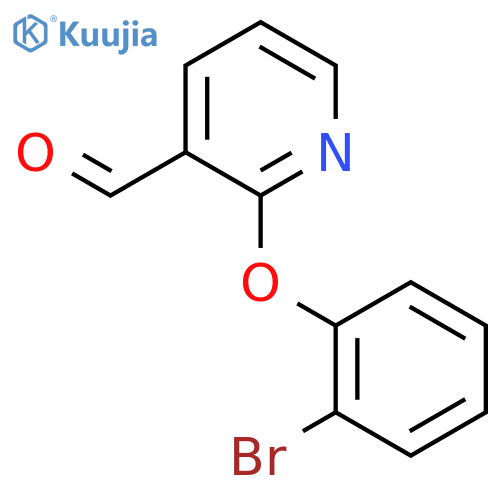 2-(2-Bromophenoxy)pyridine-3-carbaldehyde structure