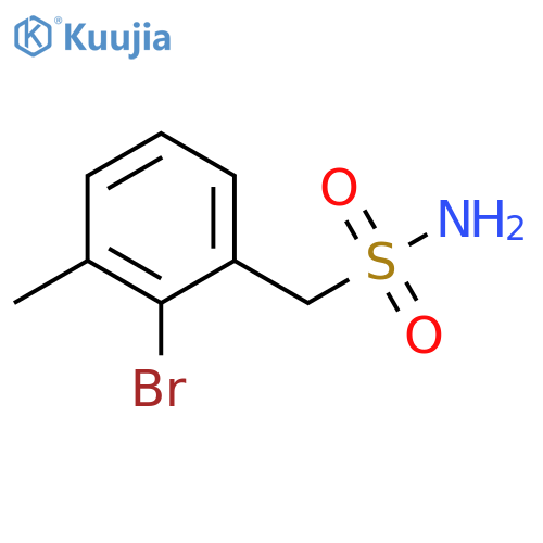 (2-bromo-3-methylphenyl)methanesulfonamide structure