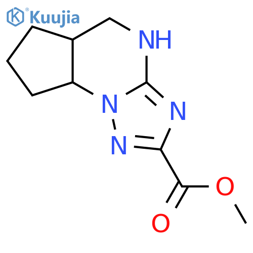 methyl 1,8,10,12-tetraazatricyclo7.3.0.0,2,6dodeca-9,11-diene-11-carboxylate structure