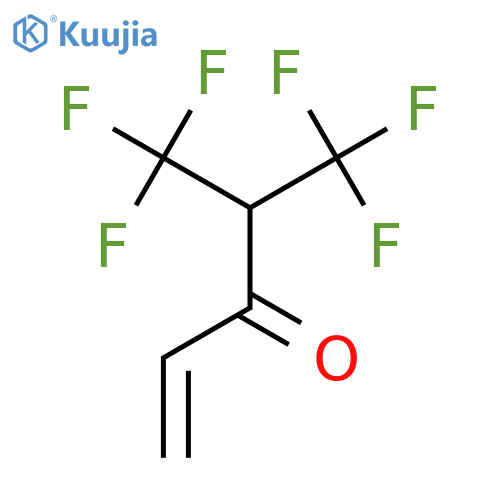 5,5,5-trifluoro-4-(trifluoromethyl)pent-1-en-3-one structure