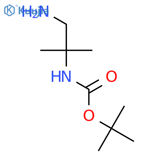 2-N-Boc-2-Methylpropane-1,2-diamine Hydrochloride structure