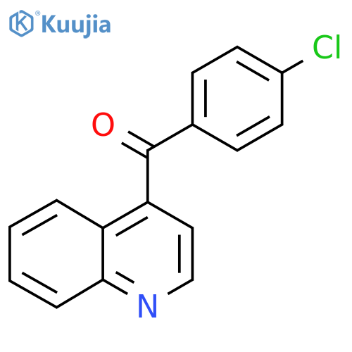 4-(4-Chlorobenzoyl)quinoline structure