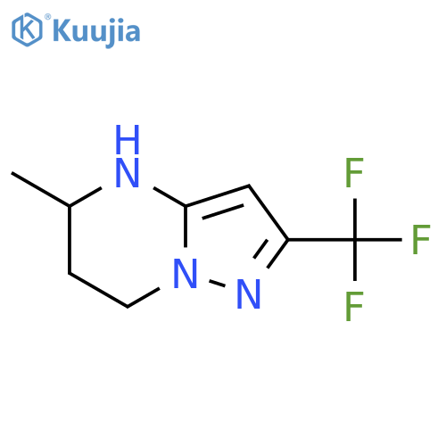 5-methyl-2-(trifluoromethyl)-4H,5H,6H,7H-pyrazolo1,5-apyrimidine structure