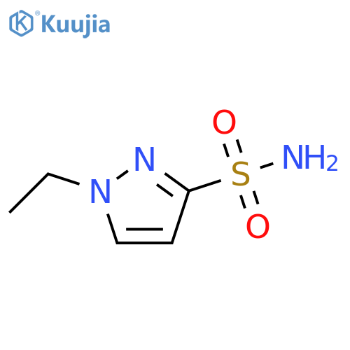 1-ethyl-1H-pyrazole-3-sulfonamide structure