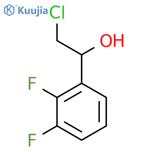 2-chloro-1-(2,3-difluorophenyl)ethan-1-ol structure