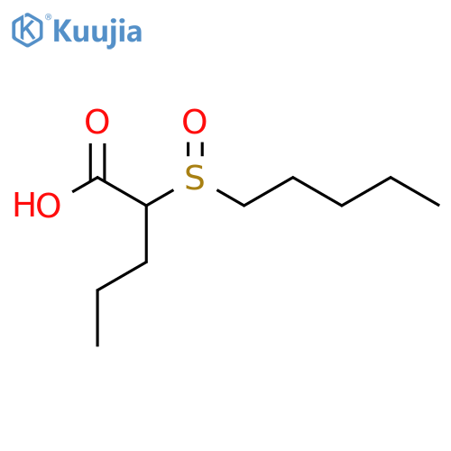 2-(Pentane-1-sulfinyl)pentanoic acid structure