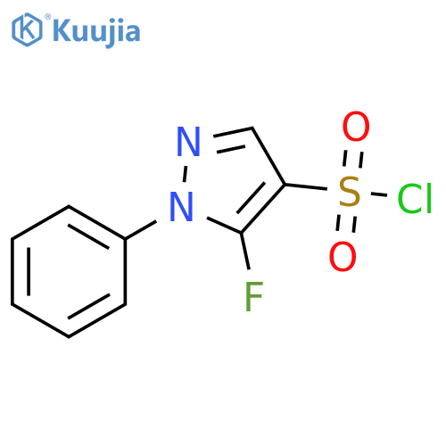 5-fluoro-1-phenyl-1H-pyrazole-4-sulfonyl chloride structure