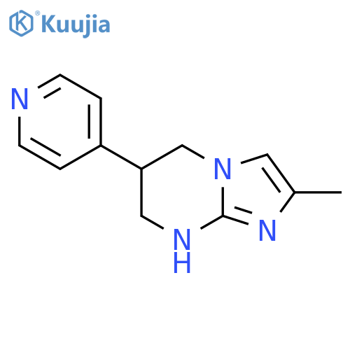 4-{2-methyl-5H,6H,7H,8H-imidazo1,2-apyrimidin-6-yl}pyridine structure