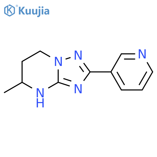 3-{5-methyl-4H,5H,6H,7H-1,2,4triazolo1,5-apyrimidin-2-yl}pyridine structure