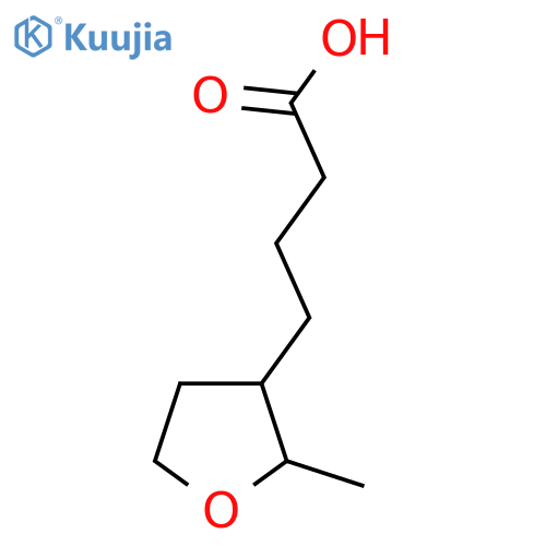4-(2-methyloxolan-3-yl)butanoic acid structure