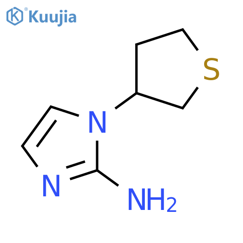 1H-Imidazol-2-amine, 1-(tetrahydro-3-thienyl)- structure