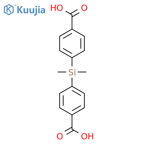 Bis(4-carboxyphenyl)dimethylsilane structure