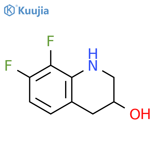 7,8-difluoro-1,2,3,4-tetrahydroquinolin-3-ol structure