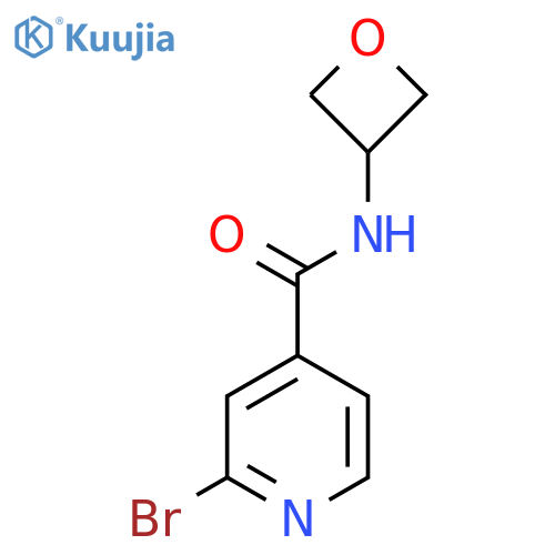 2-Bromo-N-(oxetan-3-yl)pyridine-4-carboxamide structure