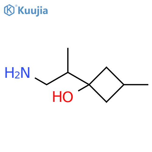 Cyclobutanol, 1-(2-amino-1-methylethyl)-3-methyl- structure