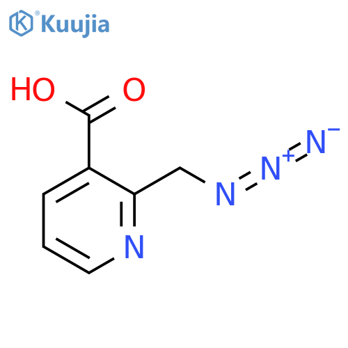 2-(azidomethyl)pyridine-3-carboxylic acid structure