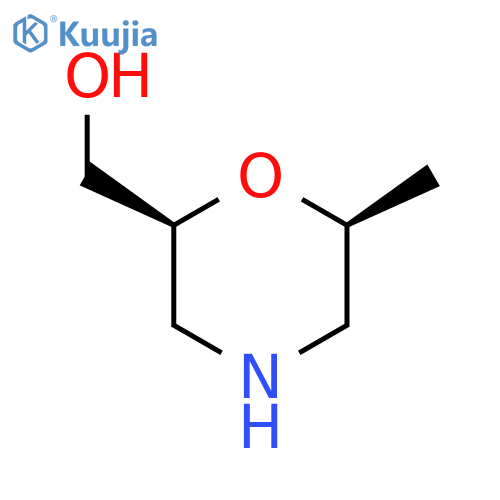 ((2S,6S)-6-methylmorpholin-2-yl)methanol structure