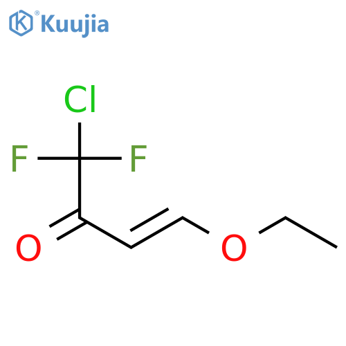 3-BUTEN-2-ONE, 1-CHLORO-4-ETHOXY-1,1-DIFLUORO-, (3E)- structure