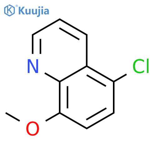 5-chloro-8-methoxyquinoline structure