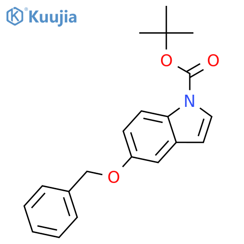 Tert-Butyl 5-(benzyloxy)-1H-indole-1-carboxylate structure