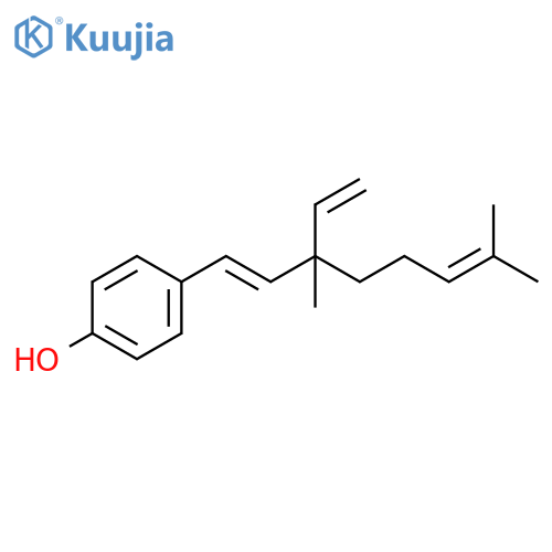 (E)-4-(3,7-Dimethyl-3-vinylocta-1,6-dien-1-yl)phenol structure