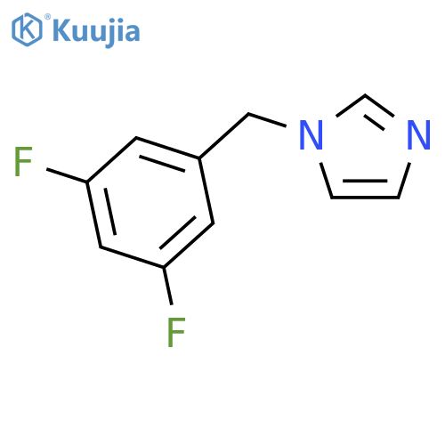 1-(3,5-difluorophenyl)methyl-1H-imidazole structure