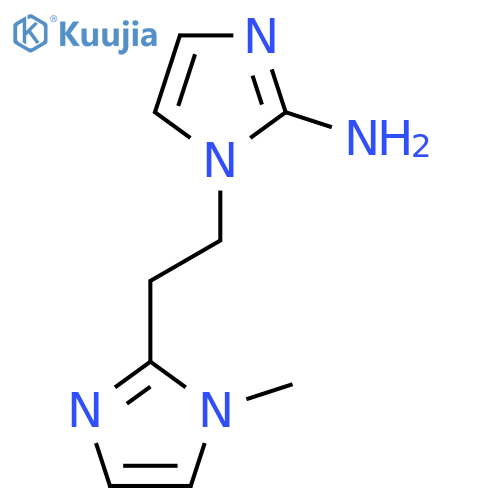 1-2-(1-methyl-1H-imidazol-2-yl)ethyl-1H-imidazol-2-amine structure