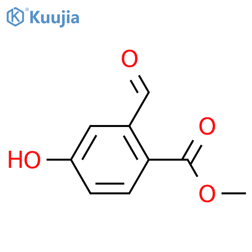 methyl 2-formyl-4-hydroxy-benzoate structure