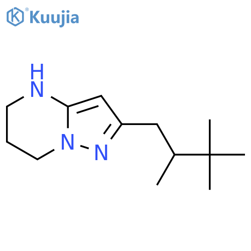 2-(2,3,3-trimethylbutyl)-4H,5H,6H,7H-pyrazolo1,5-apyrimidine structure