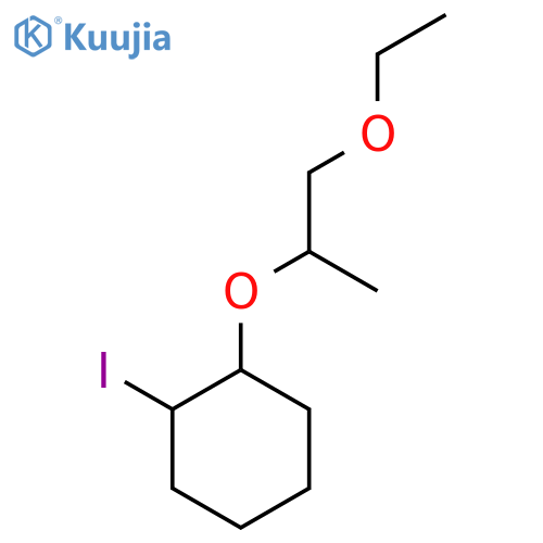 1-(1-ethoxypropan-2-yl)oxy-2-iodocyclohexane structure