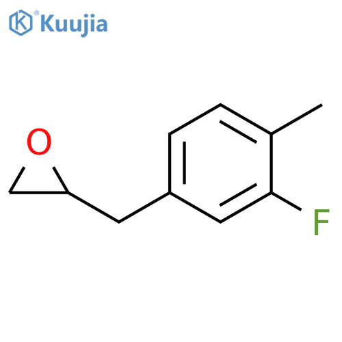 Oxirane, 2-[(3-fluoro-4-methylphenyl)methyl]- structure